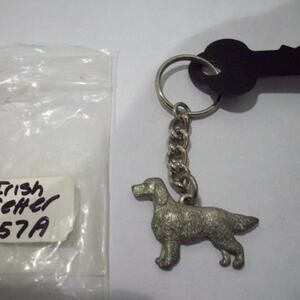 Irish Setter Pewter Key Chain Key Ring KeyRing by Harris